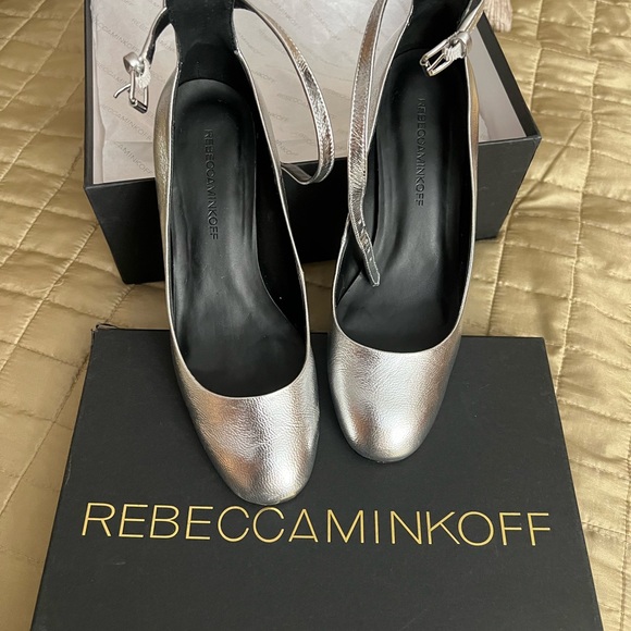 Rebecca Minkoff Shoes - Rebecca Minkoff Silver Heels